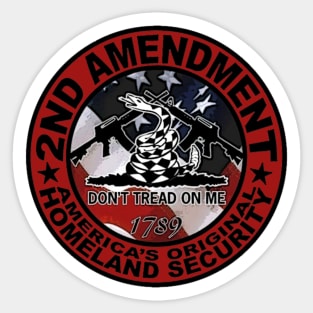 2nd Amendment Tactical Sticker